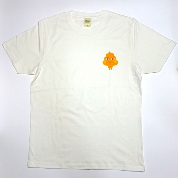 画像2: MINAMOTO オーガニックコットン・半袖Ｔシャツ（ロウホワイト）　Gold！ (2)