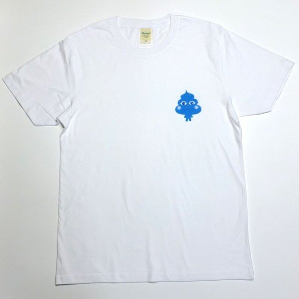 画像2: MINAMOTO オーガニックコットン・半袖Ｔシャツ（ホワイト）　Blue！ (2)