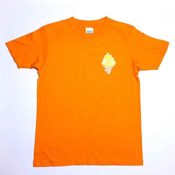 画像2: MINAMOTO Softcream 半袖コットンColor Tシャツ（オレンジ） (2)